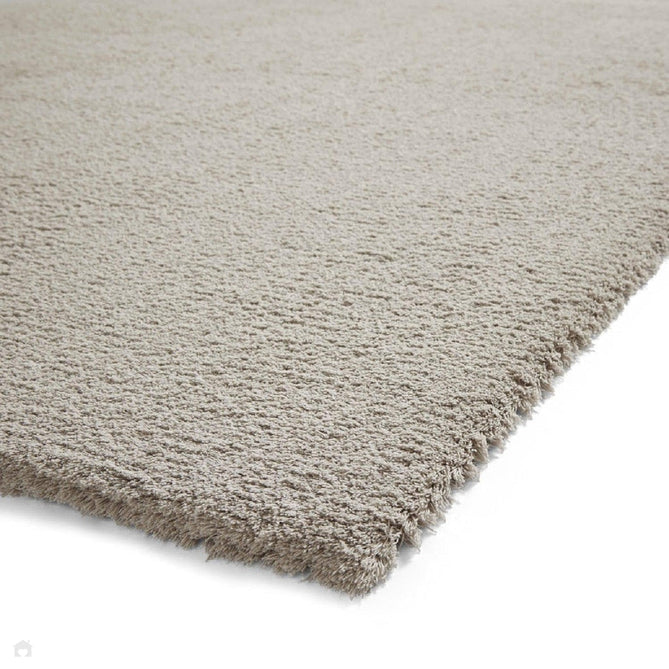 Washable Kara Plush Soft Plain Eco-Friendly Recycled Polyester Shaggy Silver Rug-Think Rugs-Rug Love - The Most Loved Rug Store