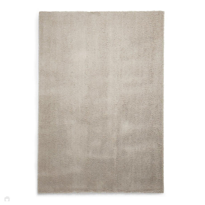 Washable Kara Plush Soft Plain Eco-Friendly Recycled Polyester Shaggy Silver Rug-Think Rugs-Rug Love - The Most Loved Rug Store