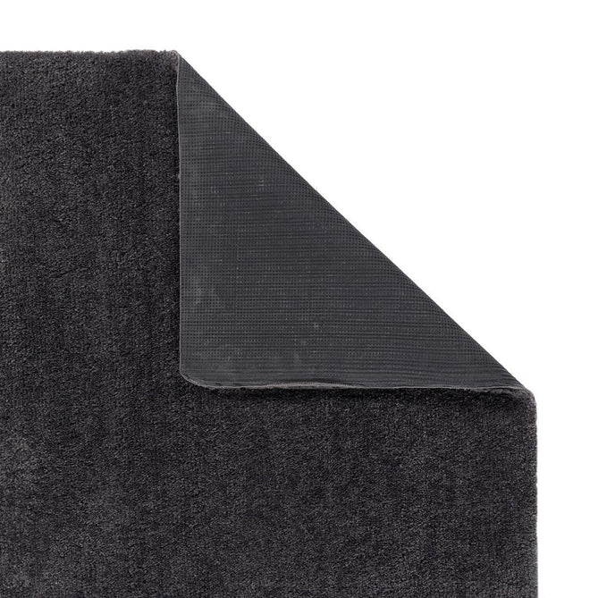 Washable My Lux Plain Shaggy Charcoal/Grey Rug-Origins-Rug Love - The Most Loved Rug Store