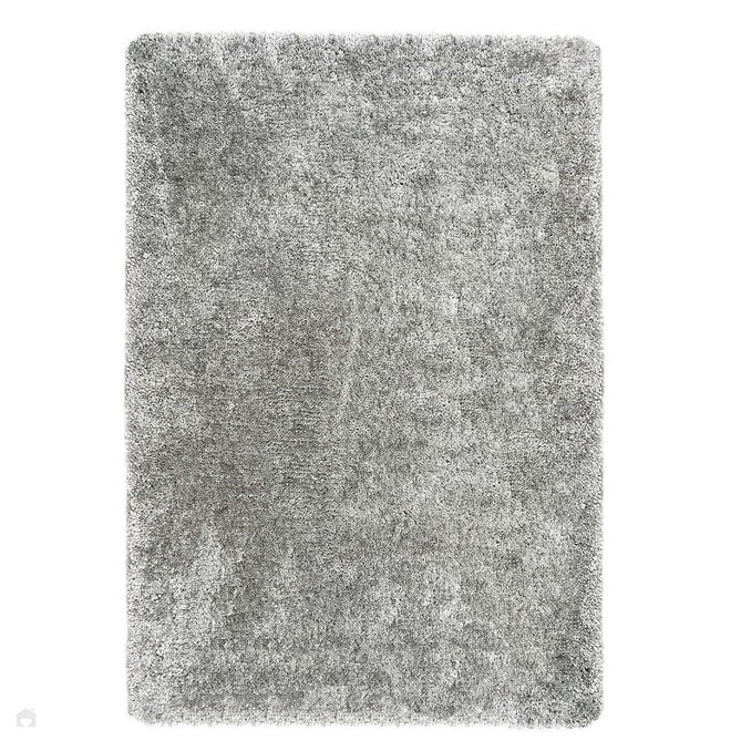 Washable My Lux Plain Shaggy Silver Rug-Origins-Rug Love - The Most Loved Rug Store