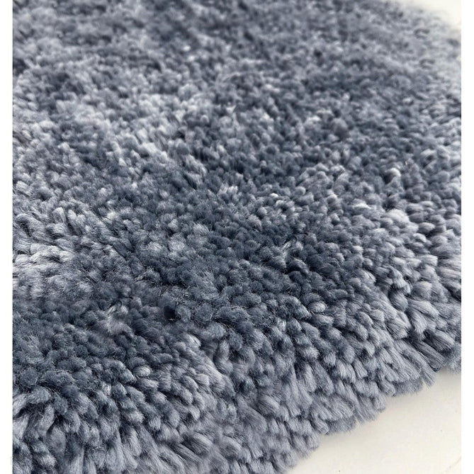 Washable My Lux Plain Shaggy Smoke Blue Rug-Origins-Rug Love - The Most Loved Rug Store