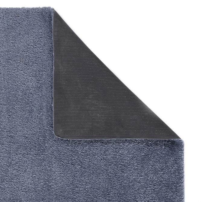 Washable My Lux Plain Shaggy Smoke Blue Rug-Origins-Rug Love - The Most Loved Rug Store