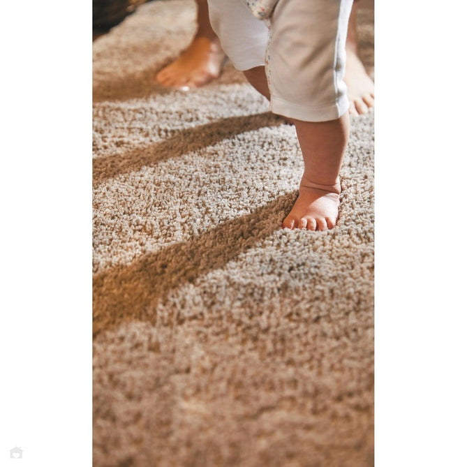 Washable My Lux Plain Shaggy Stone Rug-Origins-Rug Love - The Most Loved Rug Store