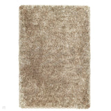 Washable My Lux Plain Shaggy Stone Rug