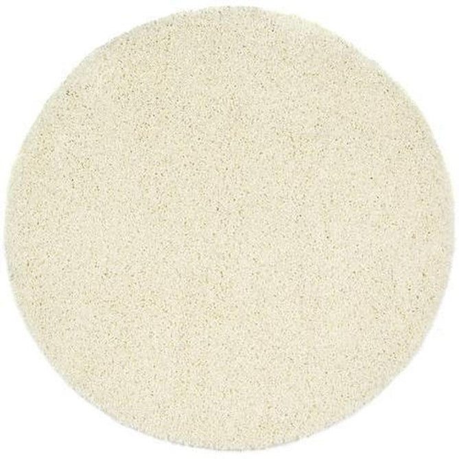 Washable Shaggy Ivory Round Rug-Origins-Rug Love - The Most Loved Rug Store