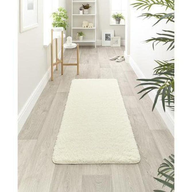 Washable Shaggy Ivory Runner-Origins-Rug Love - The Most Loved Rug Store