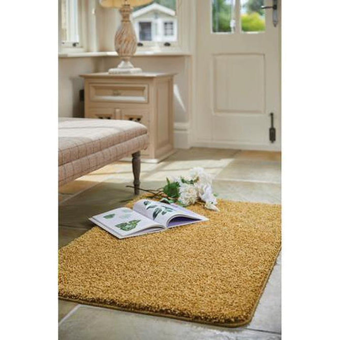 Washable Shaggy Ochre Rug-Origins-Rug Love - The Most Loved Rug Store