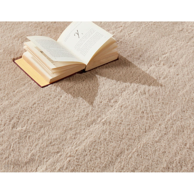 Washable Super-Soft Plain Faux Fur Plush Shaggy Natural Rug-Origins-Rug Love - The Most Loved Rug Store