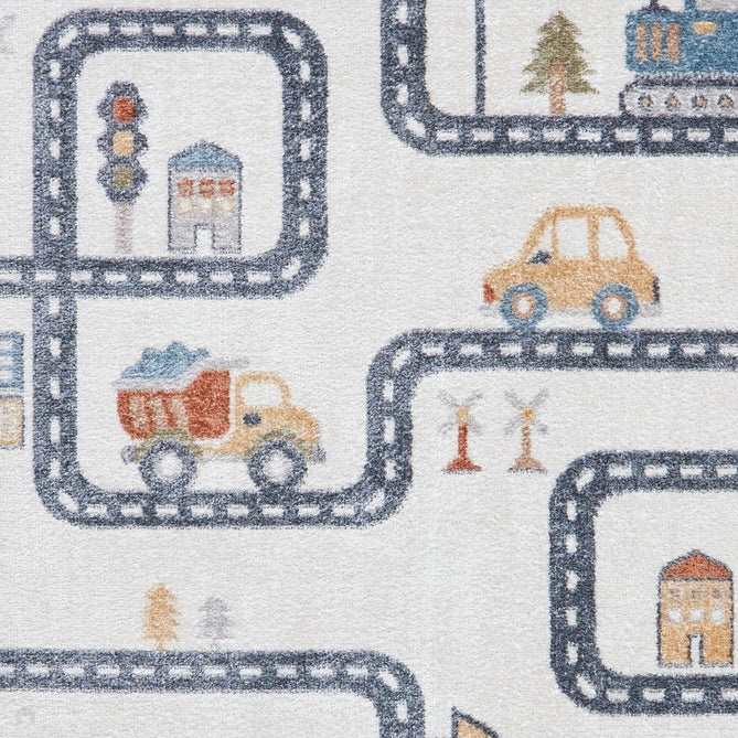 Washable Vida Kids Map Flatweave Multicolour Rug-Think Rugs-Rug Love - The Most Loved Rug Store