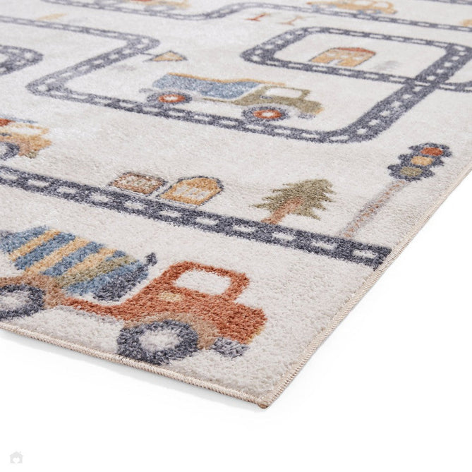 Washable Vida Kids Map Flatweave Multicolour Rug-Think Rugs-Rug Love - The Most Loved Rug Store