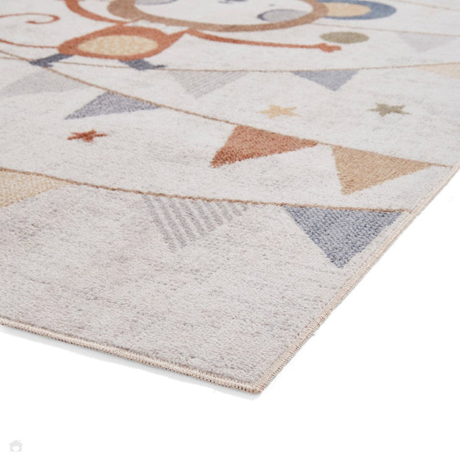 Washable Vida Kids Monkey Flatweave Multicolour Rug-Think Rugs-Rug Love - The Most Loved Rug Store