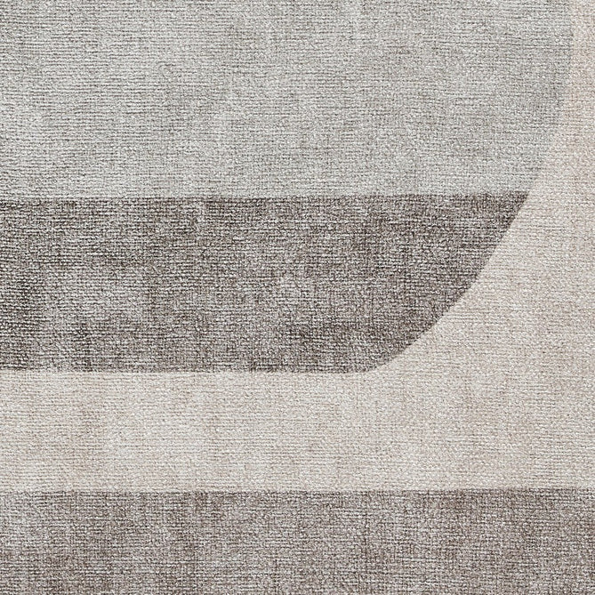 Washable Whisper H1068 Modern Abstract Textured Soft-Touch Printed Polyester Flatweave Beige Rug-Think Rugs-Rug Love - The Most Loved Rug Store