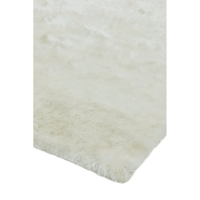 Whisper Super-Soft Fine Yarn Silky Shimmer Polyester Plain Shaggy Ivory Rug-Asiatic Carpets-Rug Love - The Most Loved Rug Store