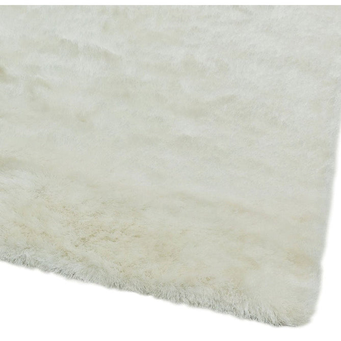 Whisper Super-Soft Fine Yarn Silky Shimmer Polyester Plain Shaggy Ivory Rug-Asiatic Carpets-Rug Love - The Most Loved Rug Store