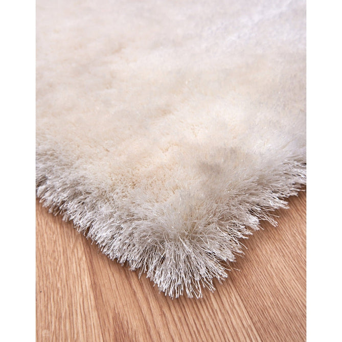 Whisper Super-Soft Fine Yarn Silky Shimmer Polyester Plain Shaggy Ivory Rug-Asiatic Carpets-Rug Love - The Most Loved Rug Store