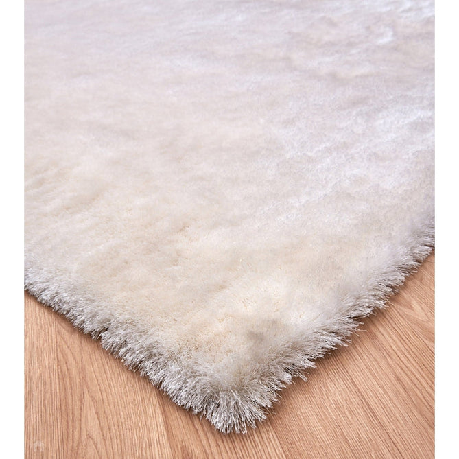 Whisper Super-Soft Fine Yarn Silky Shimmer Polyester Plain Shaggy Ivory Rug-Asiatic Carpets-Rug Love - The Most Loved Rug Store