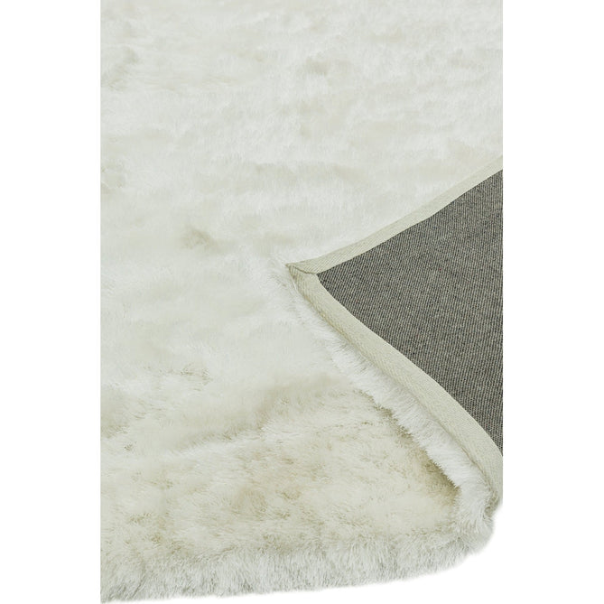 Whisper Super-Soft Fine Yarn Silky Shimmer Polyester Plain Shaggy Ivory Rug-Asiatic Carpets-Rug Love - The Most Loved Rug Store