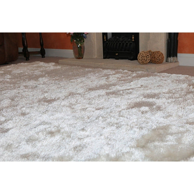 Whisper Super-Soft Fine Yarn Silky Shimmer Polyester Plain Shaggy Ivory Rug-Asiatic Carpets-Rug Love - The Most Loved Rug Store