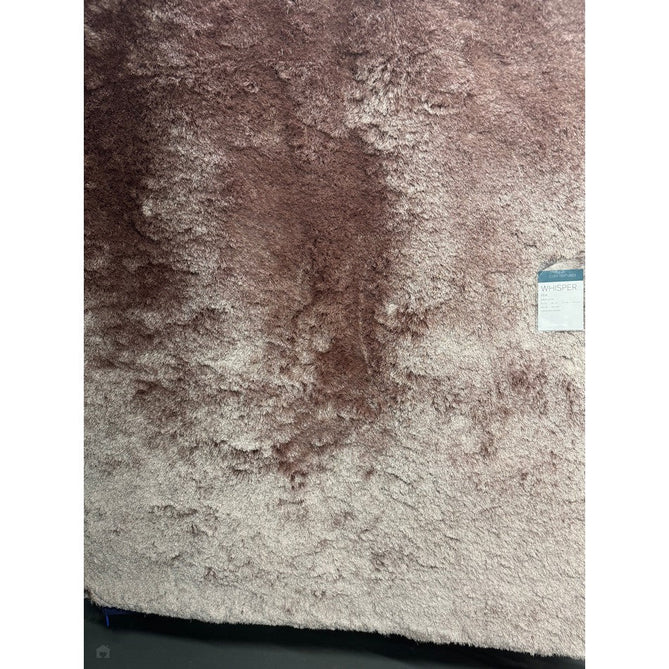 Whisper Super-Soft Fine Yarn Silky Shimmer Polyester Plain Shaggy Pink Rug-Asiatic Carpets-Rug Love - The Most Loved Rug Store