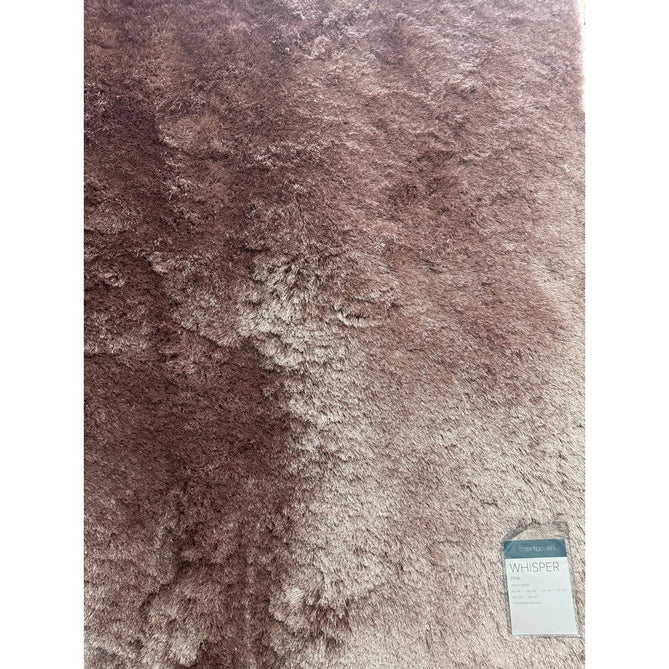 Whisper Super-Soft Fine Yarn Silky Shimmer Polyester Plain Shaggy Pink Rug-Asiatic Carpets-Rug Love - The Most Loved Rug Store