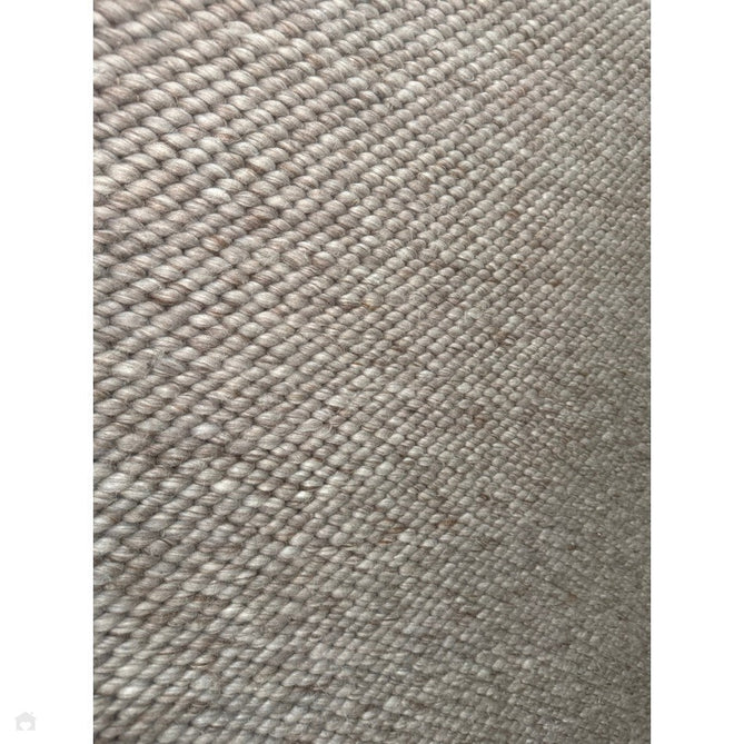 Zander Modern Plain Hand-Woven Heavy-Weight Chunky Textured Weave Space-Dyed Wool Mix Flatweave Charcoal Grey Rug-Asiatic Carpets-Rug Love - The Most Loved Rug Store