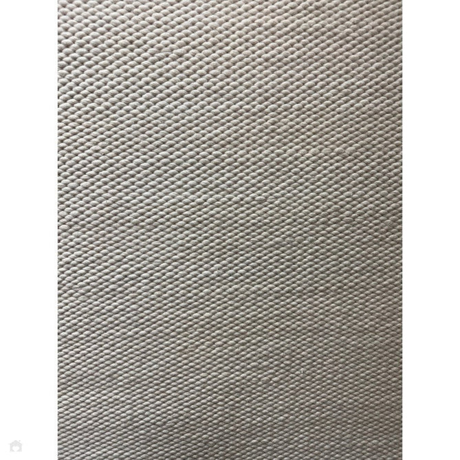 Zander Modern Plain Hand-Woven Heavy-Weight Chunky Textured Weave Space-Dyed Wool Mix Flatweave Ivory Rug-Asiatic Carpets-Rug Love - The Most Loved Rug Store