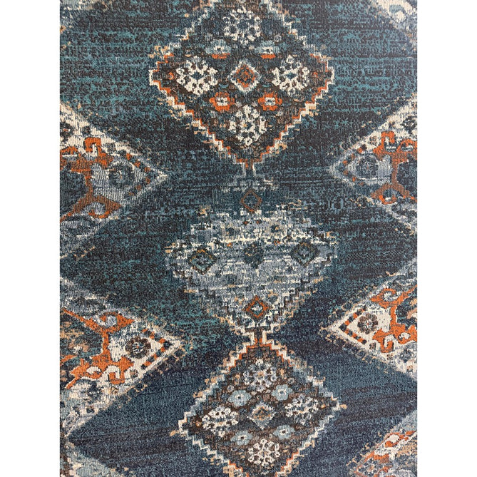 Zola Kian Traditional Persian Hi-Low Textured Teal Green/Blue/Cream/Brown Rug-Asiatic Carpets-Rug Love - The Most Loved Rug Store