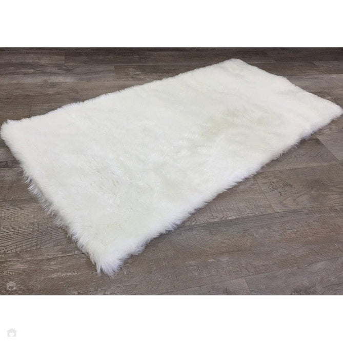 Auckland Faux Fur Cream/White Rug-Asiatic Carpets-Rug Love - The Most Loved Rug Store