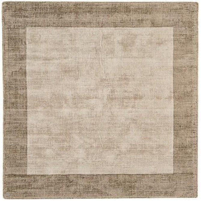 Blade Border Modern Plain Distressed Shimmer Hand-Woven Textured Silky Viscose Flatweave Smoke/Putty Rug-Asiatic Carpets-Rug Love - The Most Loved Rug Store