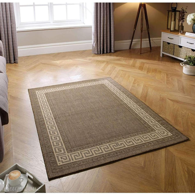 Greek Key Flatweave Brown Rug-Oriental Weavers-Rug Love - The Most Loved Rug Store