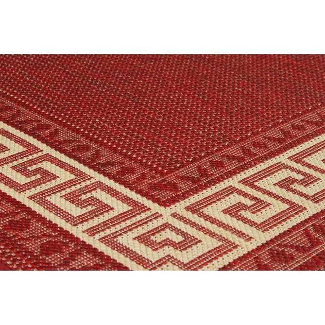 Greek Key Flatweave Red Runner-Oriental Weavers-Rug Love - The Most Loved Rug Store