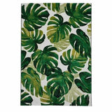 Havana 8598 Monstera Leaf Green Rug