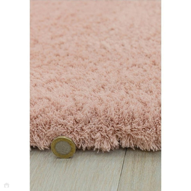 Lulu Plush Super-Soft High-Density Woven Plain Silky Polyester Shaggy Pink Rug-Asiatic Carpets-Rug Love - The Most Loved Rug Store