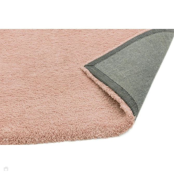 Lulu Plush Super-Soft High-Density Woven Plain Silky Polyester Shaggy Pink Rug-Asiatic Carpets-Rug Love - The Most Loved Rug Store