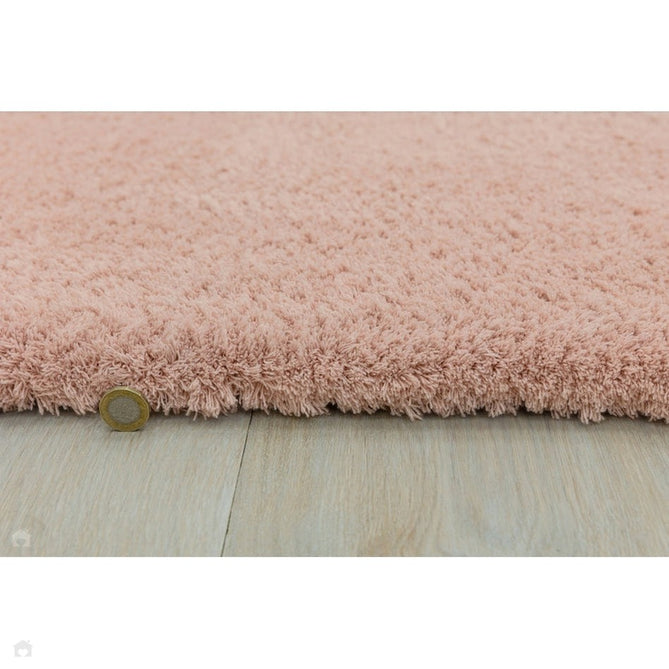 Lulu Plush Super-Soft High-Density Woven Plain Silky Polyester Shaggy Pink Rug-Asiatic Carpets-Rug Love - The Most Loved Rug Store