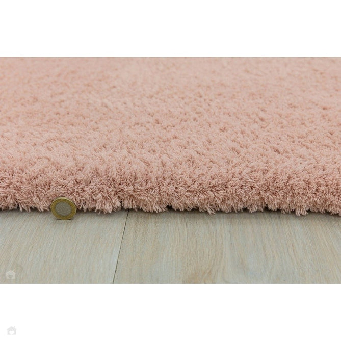 Lulu Plush Super-Soft High-Density Woven Plain Silky Polyester Shaggy Pink Rug-Asiatic Carpets-Rug Love - The Most Loved Rug Store