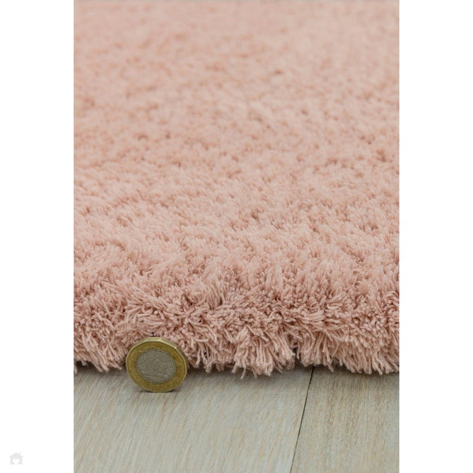 Lulu Plush Super-Soft High-Density Woven Plain Silky Polyester Shaggy Pink Rug-Asiatic Carpets-Rug Love - The Most Loved Rug Store