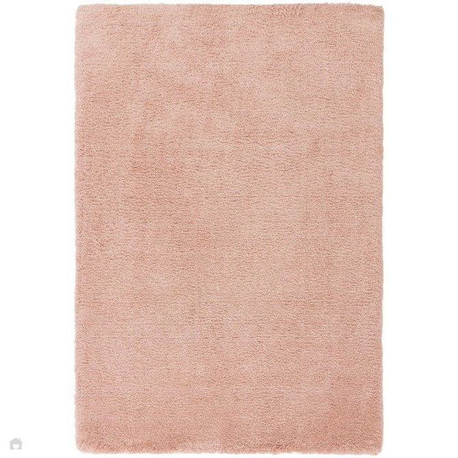 Lulu Plush Super-Soft High-Density Woven Plain Silky Polyester Shaggy Pink Rug-Asiatic Carpets-Rug Love - The Most Loved Rug Store