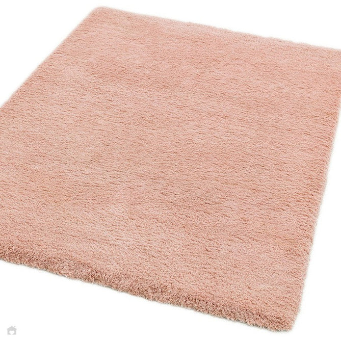 Lulu Plush Super-Soft High-Density Woven Plain Silky Polyester Shaggy Pink Rug-Asiatic Carpets-Rug Love - The Most Loved Rug Store