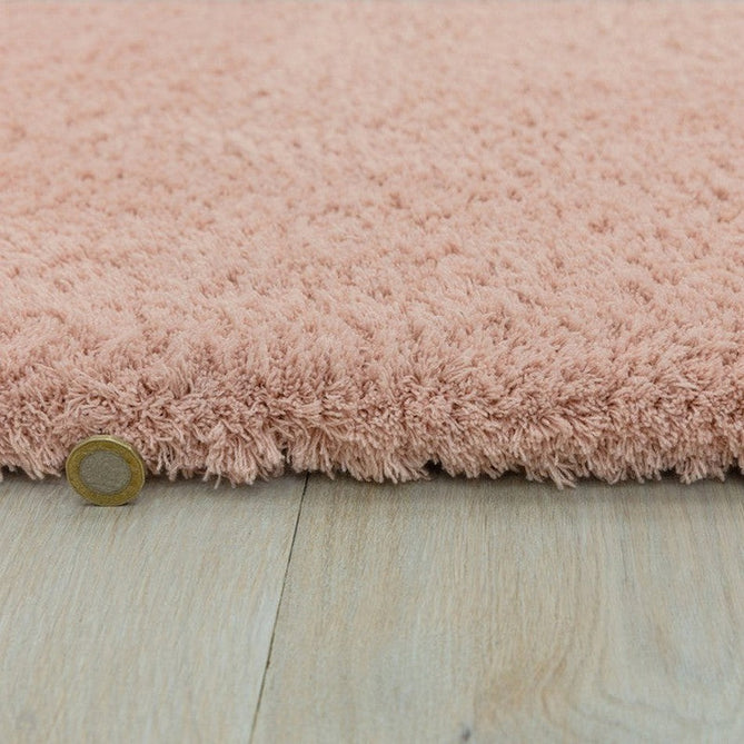 Lulu Plush Super-Soft High-Density Woven Plain Silky Polyester Shaggy Pink Rug-Asiatic Carpets-Rug Love - The Most Loved Rug Store