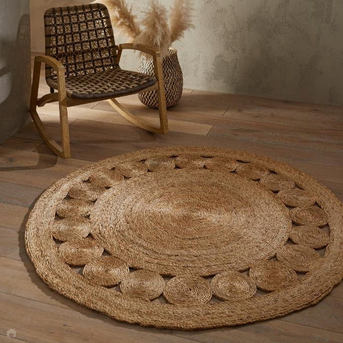 Nova Jute Natural Round Rug-Oriental Weavers-Rug Love - The Most Loved Rug Store