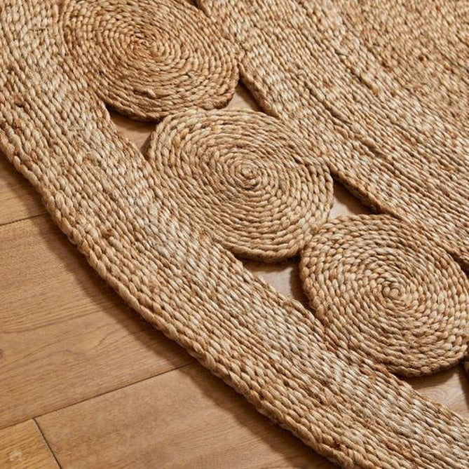 Nova Jute Natural Round Rug-Oriental Weavers-Rug Love - The Most Loved Rug Store