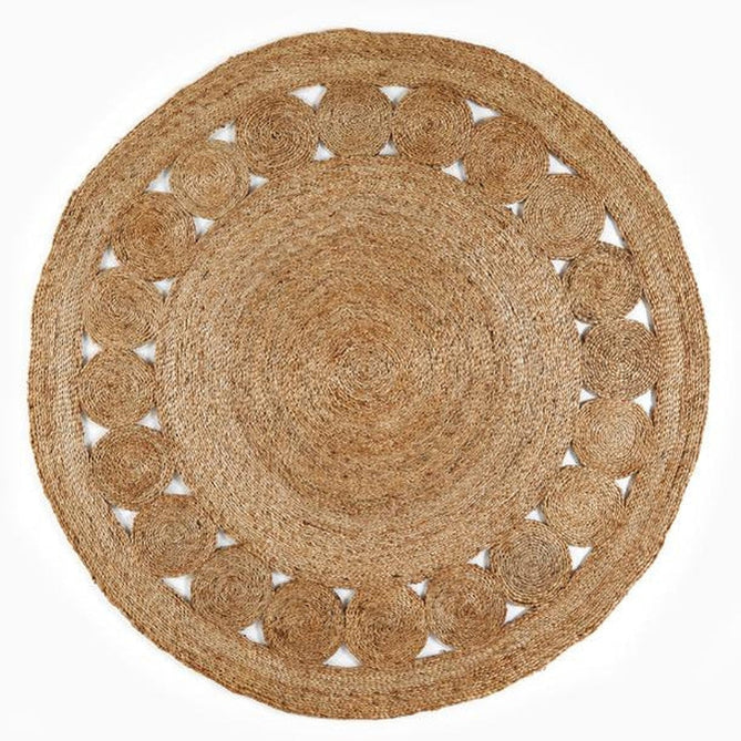 Nova Jute Natural Round Rug-Oriental Weavers-Rug Love - The Most Loved Rug Store