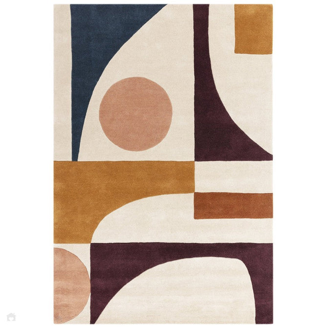 Reef RF23 Connect Modern Geometric Hand-Woven Wool Multicolour Rug-Asiatic Carpets-Rug Love - The Most Loved Rug Store